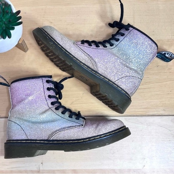 🎉HP🎉Dr. Martens🔥1460 Glitter Lace & Zipper Up Boots🔥 - Picture 15 of 16